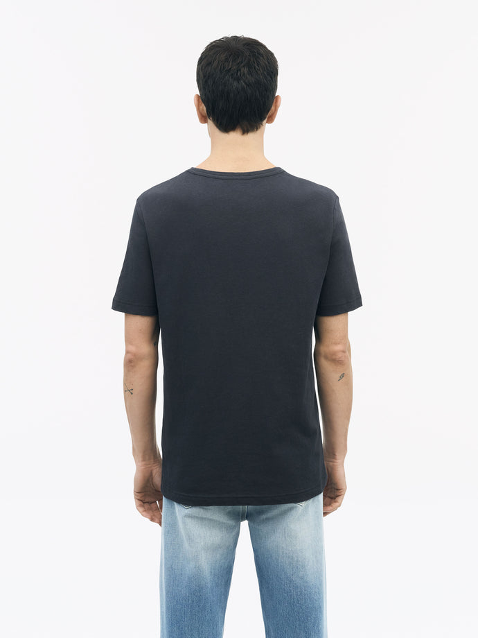 TIGER OF SWEDEN Olaf L slim-fit linen blend t-shirt in Light Ink from eightywingold