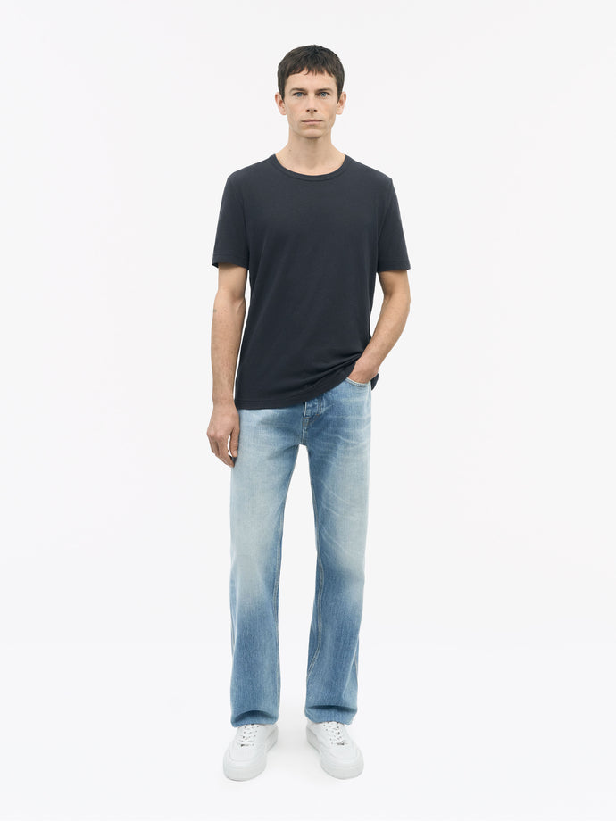 TIGER OF SWEDEN Olaf L hip-length slim-fit t-shirt in Light Ink from eightywingold