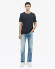 TIGER OF SWEDEN Olaf L hip-length slim-fit t-shirt in Light Ink from eightywingold