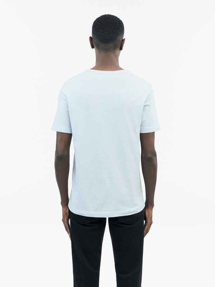 TIGER OF SWEDEN Olaf L slim-fit linen blend t-shirt in Light Blue from eightywingold