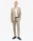 TIGER OF SWEDEN versatile Pale Sand Tenuta trousers in linen blend for formal or casual looks from eightywingold