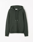 Marco Cotton Hoodie in Midnight Green
