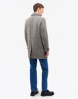 Cane Houndstooth Wool Coat