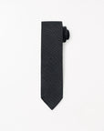 Septa Silk Jacquard Tie in Black