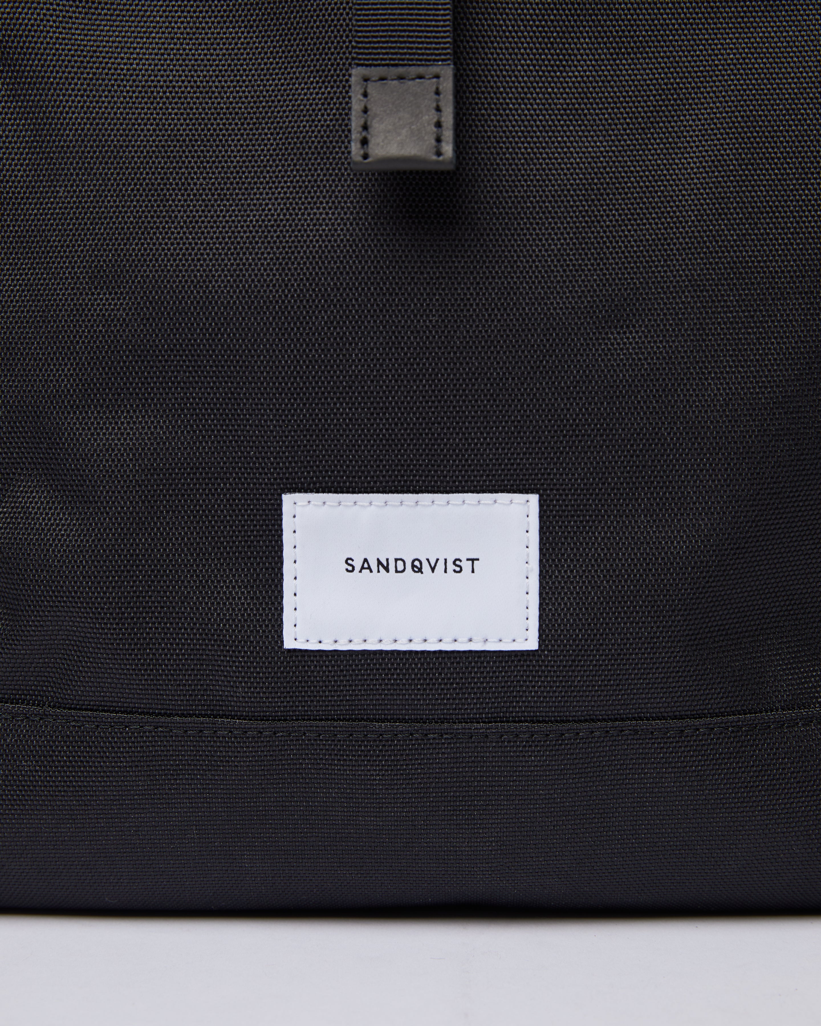 Sandqvist Bernt Backpack in Black SQA1039 Black with black webbing | Shop from eightywingold an official brand partner for Sandqvist Canada and US. 