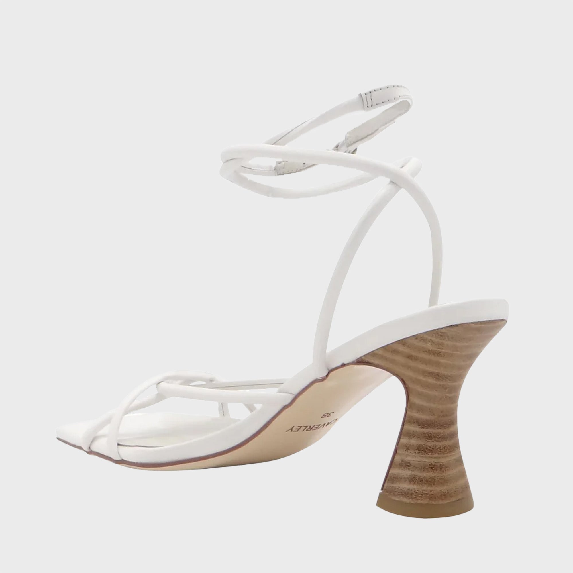 CAVERLEY Lacey Heel in White 23S511C White FROM EIGHTYWINGOLD - OFFICIAL BRAND PARTNER