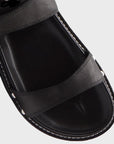 CAVERLEY Earnie Sandal in Black 23S520C Black FROM EIGHTYWINGOLD - OFFICIAL BRAND PARTNER
