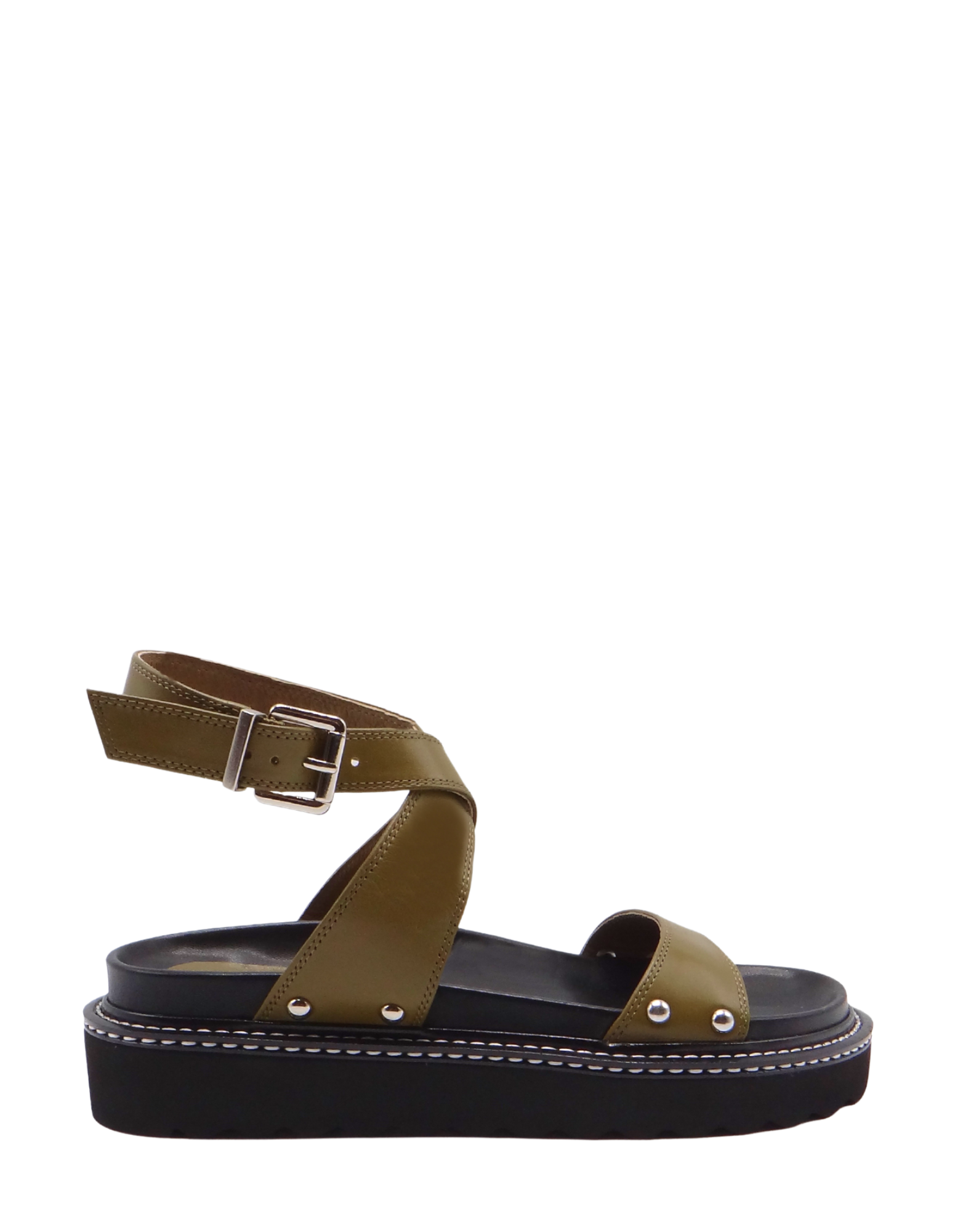 CAVERLEY Earnie Sandal in Olive 23S520C Olive FROM EIGHTYWINGOLD - OFFICIAL BRAND PARTNER