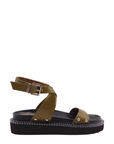 CAVERLEY Earnie Sandal in Olive 23S520C Olive FROM EIGHTYWINGOLD - OFFICIAL BRAND PARTNER