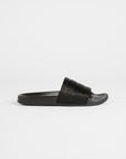 Ted Baker | Padda Black Satin Slides 1 | eightywingold