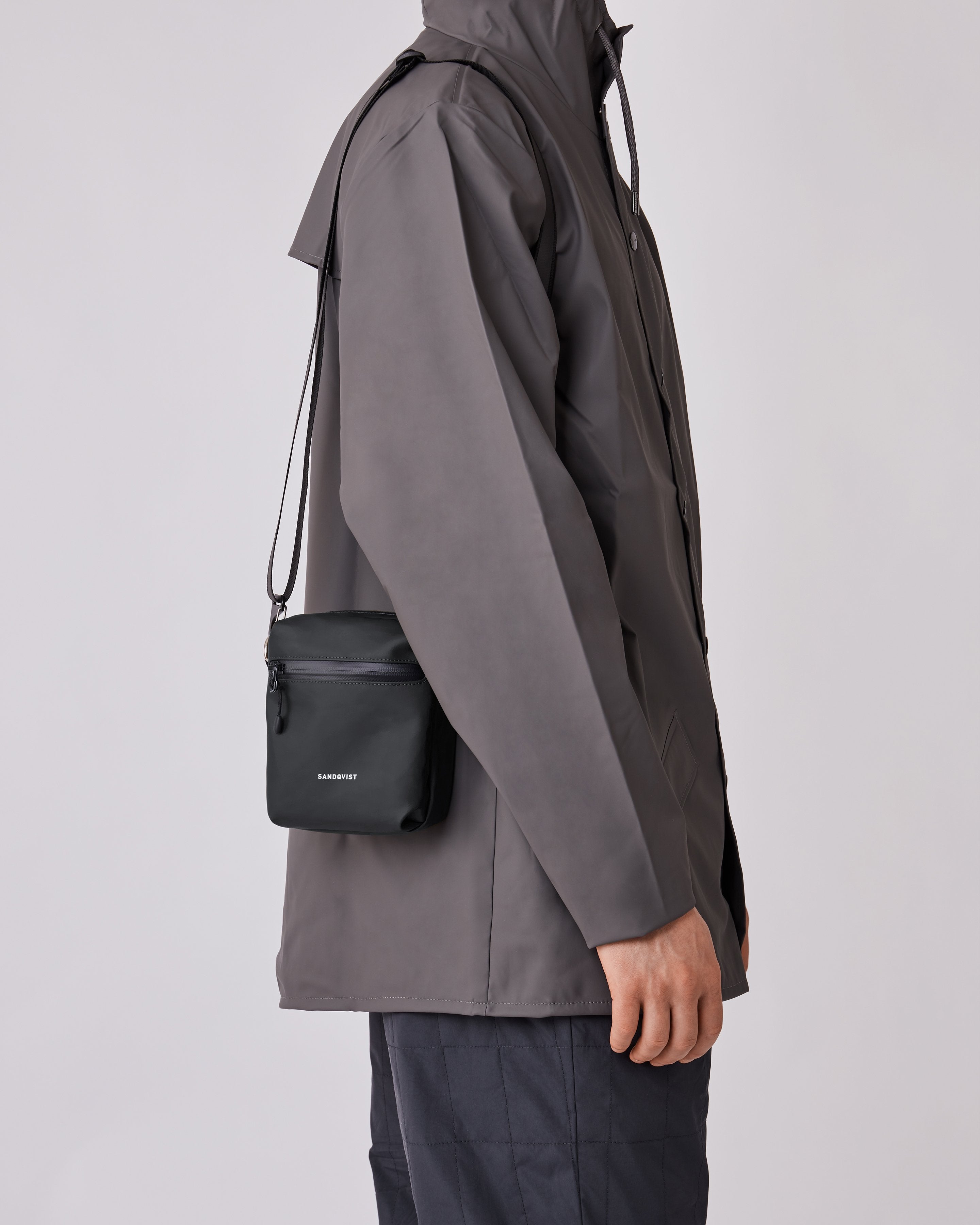 Sandqvist Poe Shoulder Bag in Black SQA1786 | Shop from eightywingold an official brand partner for Sandqvist Canada and US. 