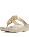 Fino Bead-Cluster Toe-Post Sandals