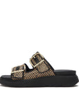 Gen-FF Buckle Graphic-Weave Two-Bar Slides
