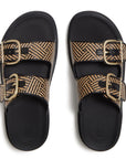 Gen-FF Buckle Graphic-Weave Two-Bar Slides