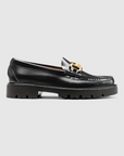 GH BASS Lincoln Super Bit Super Lug Weejuns Loafer in Black BAZ4W438 | Shop from eightywingold an official brand partner for GH Bass Canada and US.