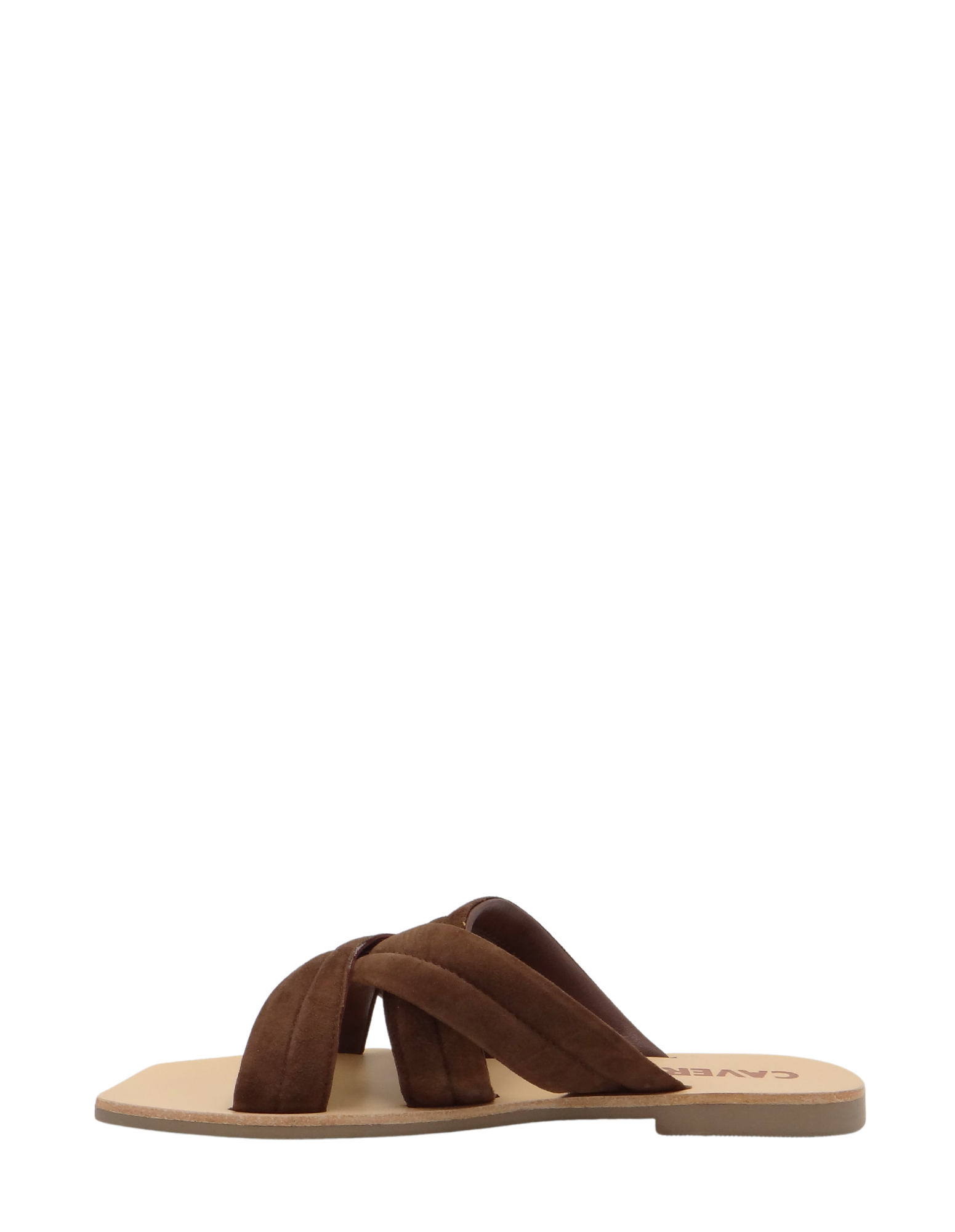 CAVERLEY Bennie Slide in Expresso Suede 23S516C  Expresso Suede FROM EIGHTYWINGOLD - OFFICIAL BRAND PARTNER