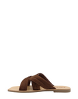 CAVERLEY Bennie Slide in Expresso Suede 23S516C  Expresso Suede FROM EIGHTYWINGOLD - OFFICIAL BRAND PARTNER