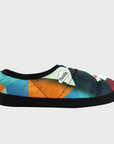Nuvola Classic Print Slippers in Blue/Orange CNARQ21 FROM EIGHTYWINGOLD - OFFICIAL BRAND PARTNER