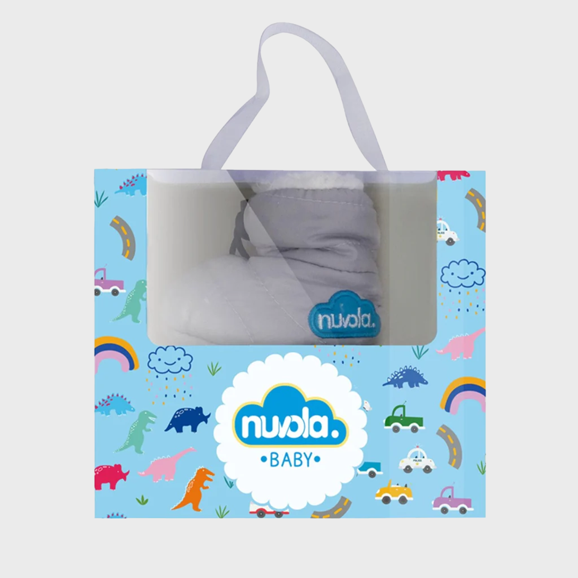Nuvola Printed Baby Slippers in Rainbow CNBBYRWN11 FROM EIGHTYWINGOLD - OFFICIAL BRAND PARTNER