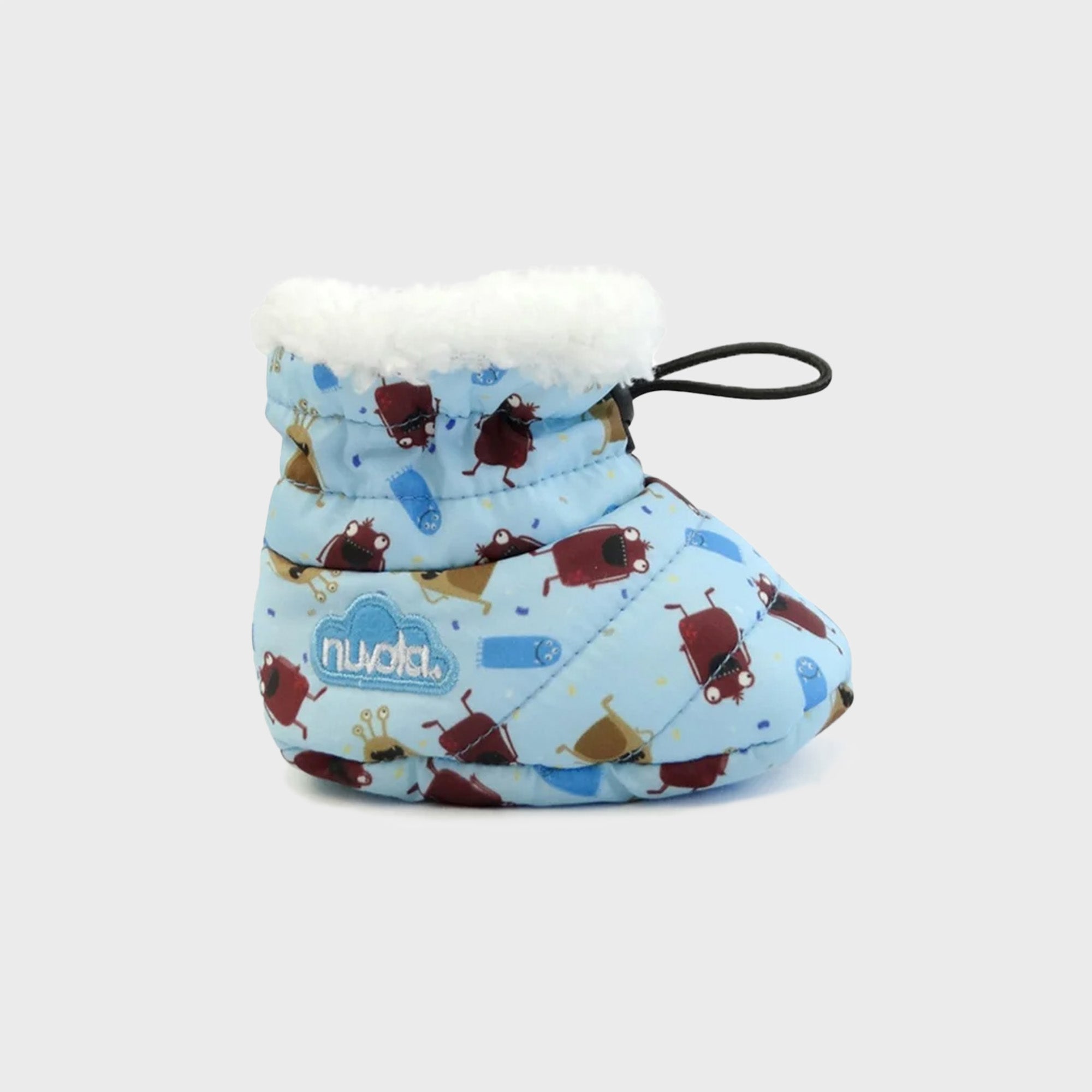 Nuvola Printed Baby Slippers in Monster Blue CNPR20MSO18 FROM EIGHTYWINGOLD - OFFICIAL BRAND PARTNER
