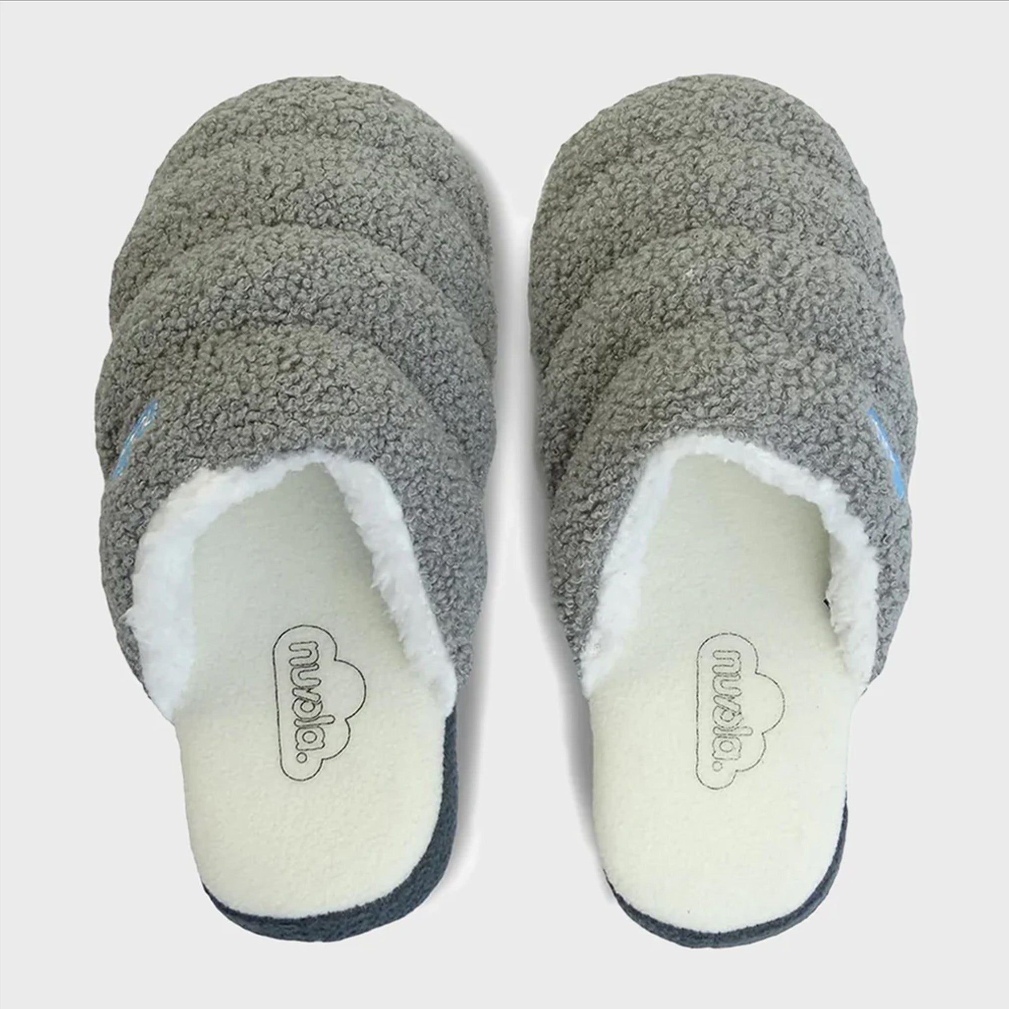 Nuvola Zueco Sheep Slippers in Gray CNZSHEP17 FROM EIGHTYWINGOLD - OFFICIAL BRAND PARTNER