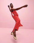 DELICATO Bow Soft Leather Ballerinas in Classic Beige