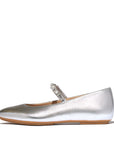 Delicato Pearls-And-Crystal Soft Leather Ballerinas
