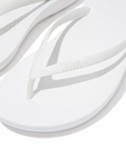 FITFLOP Iqushion Ergonomic Flip-Flops in White E54  | Shop from eightywingold an official brand partner for Fitflop Canada and US.