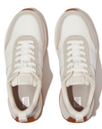 FITFLOP F-Mode Flow Fabric/Suede/Leather Flatform Sneakers in White IK8 | Shop from eightywingold an official brand partner for Fitflop Canada and US.