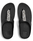 Fino Pearls-And-Crystal Toe-Post Sandals