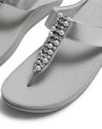 Fino Pearls-And-Crystal Toe-Post Sandals