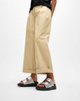 Gen-FF Buckle Metallic Tumbled-Leather Two-Bar Slides