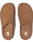 FITFLOP Gen-FF Elasticated Suede Mules in Light Tan IF6 | Shop from eightywingold an official brand partner for Fitflop Canada and US.