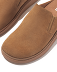 FITFLOP Gen-FF Elasticated Suede Mules in Light Tan IF6 | Shop from eightywingold an official brand partner for Fitflop Canada and US.