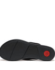 FITFLOP Gracie Shimmerlux Flip-Flops in Black HP9 | Shop from eightywingold an official brand partner for Fitflop Canada and US.