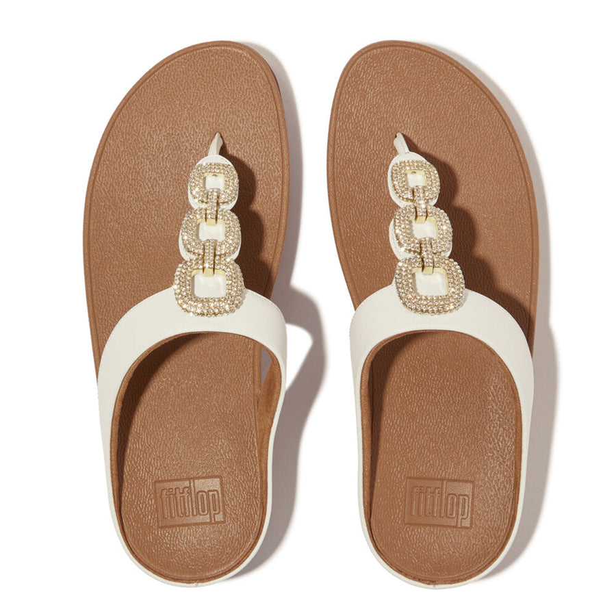 Black HX2 194 Urban White FitFlop sandals for women with toe-post design, arch support, and all-day comfort – stylish and supportive footwear in Canada.