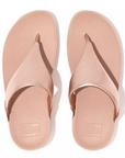 FITFLOP Lulu Leather Toe Post in Rose Gold I88 | Shop from eightywingold an official brand partner for Fitflop Canada and US.