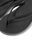 FITFLOP Iqushion Ergonomic Flip-Flops in Black E54 | Shop from eightywingold an official brand partner for Fitflop Canada and US.