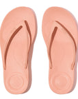 FITFLOP Iqushion Ergonomic Flip-Flops in Pink E54 | Shop from eightywingold an official brand partner for Fitflop Canada and US.