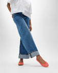 FITFLOP stylish Satsuma Pink Perfect Mix woven flats with boho detail and comfort in Canada
