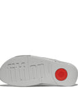 FITFLOP crystal-embellished cross slides in Canada in Silver for day-to-night glam and all-day comfort