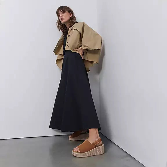 Chic Deep Tan FITFLOP wedges in Canada combining luxe suede, summer style, and sneaker-like comfort