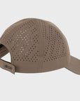 Laser Performance Run Hat in Taupe