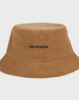 Washed Corduroy Bucket Hat in Brown