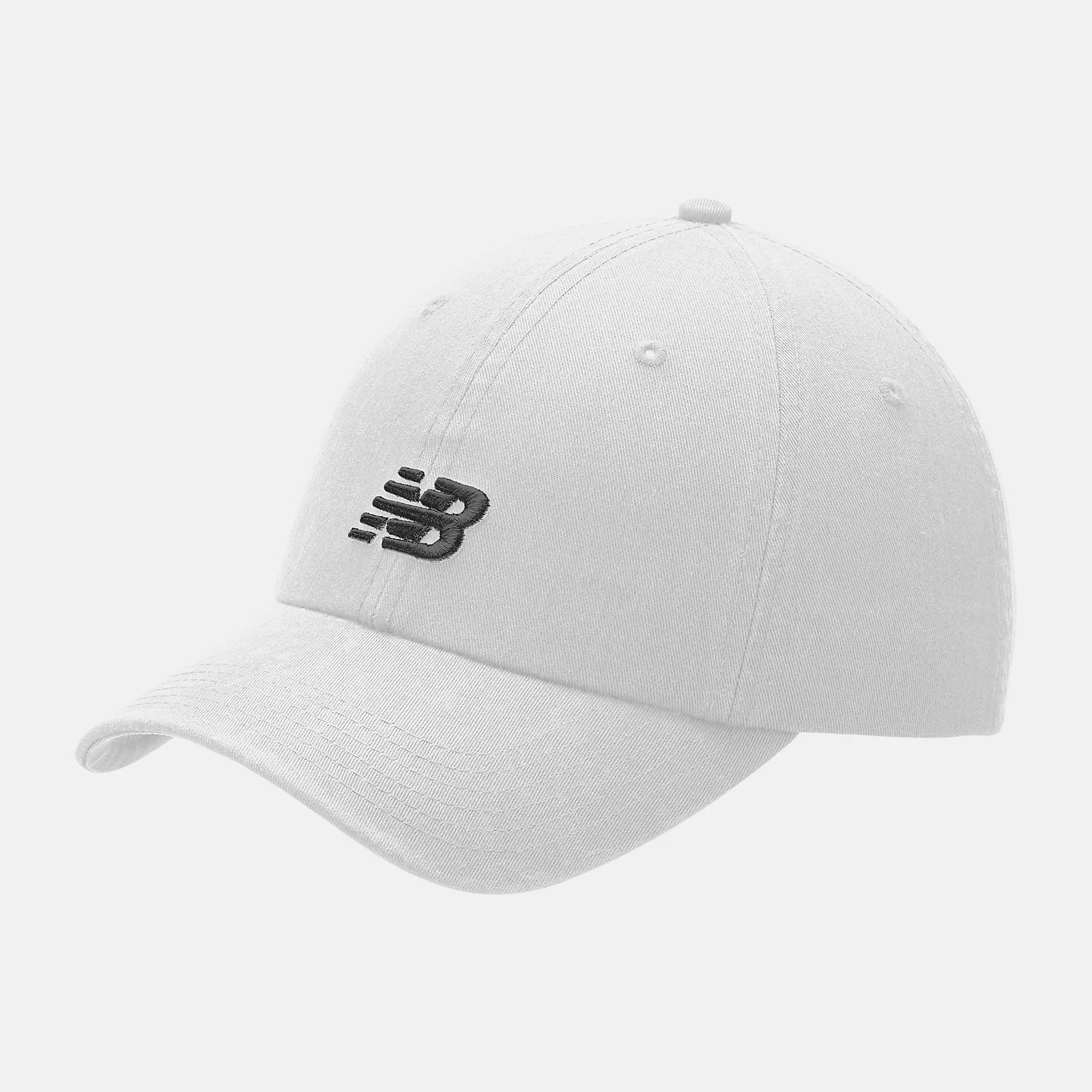 NEW BALANCE 6-Panel Curved Brim NB Classic Hat in White LAH91014 O/S WHITE FROM EIGHTYWINGOLD - OFFICIAL BRAND PARTNER