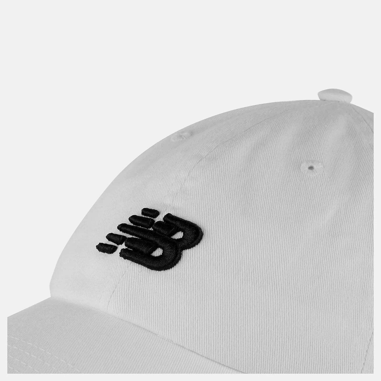 NEW BALANCE 6-Panel Curved Brim NB Classic Hat in White LAH91014 O/S WHITE FROM EIGHTYWINGOLD - OFFICIAL BRAND PARTNER