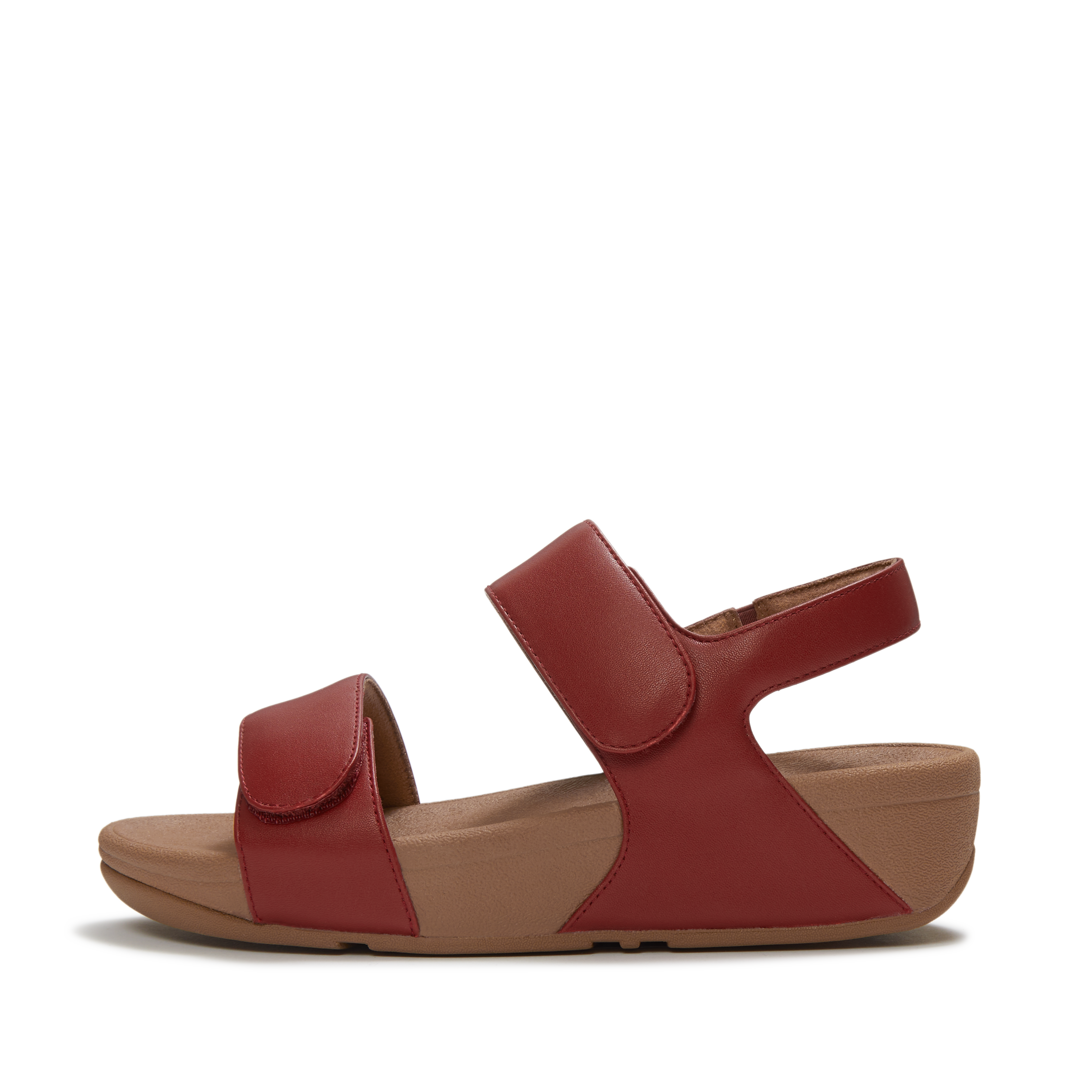 Lulu Adjustable Leather Back-Strap Sandals