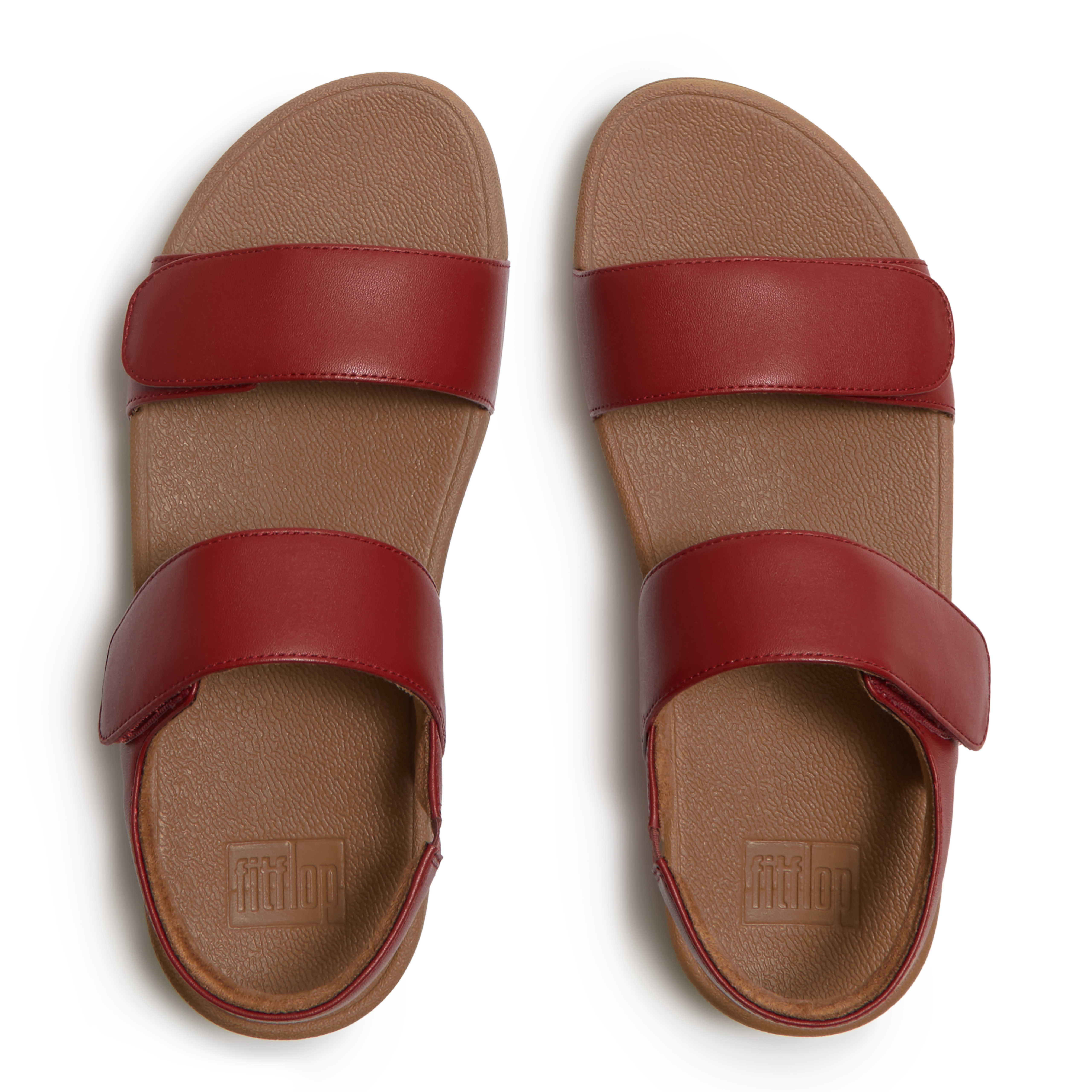 Lulu Adjustable Leather Back-Strap Sandals