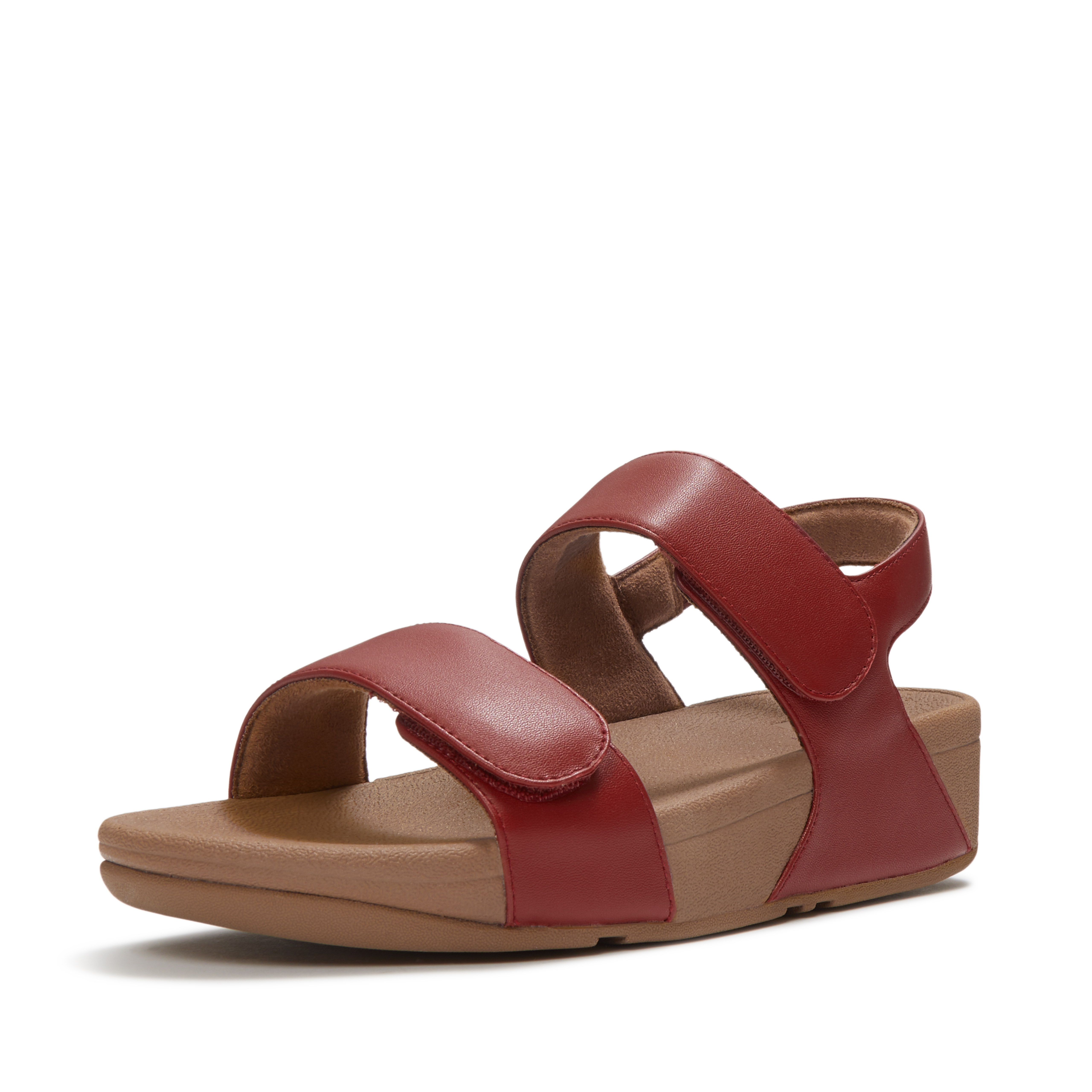 Lulu Adjustable Leather Back-Strap Sandals