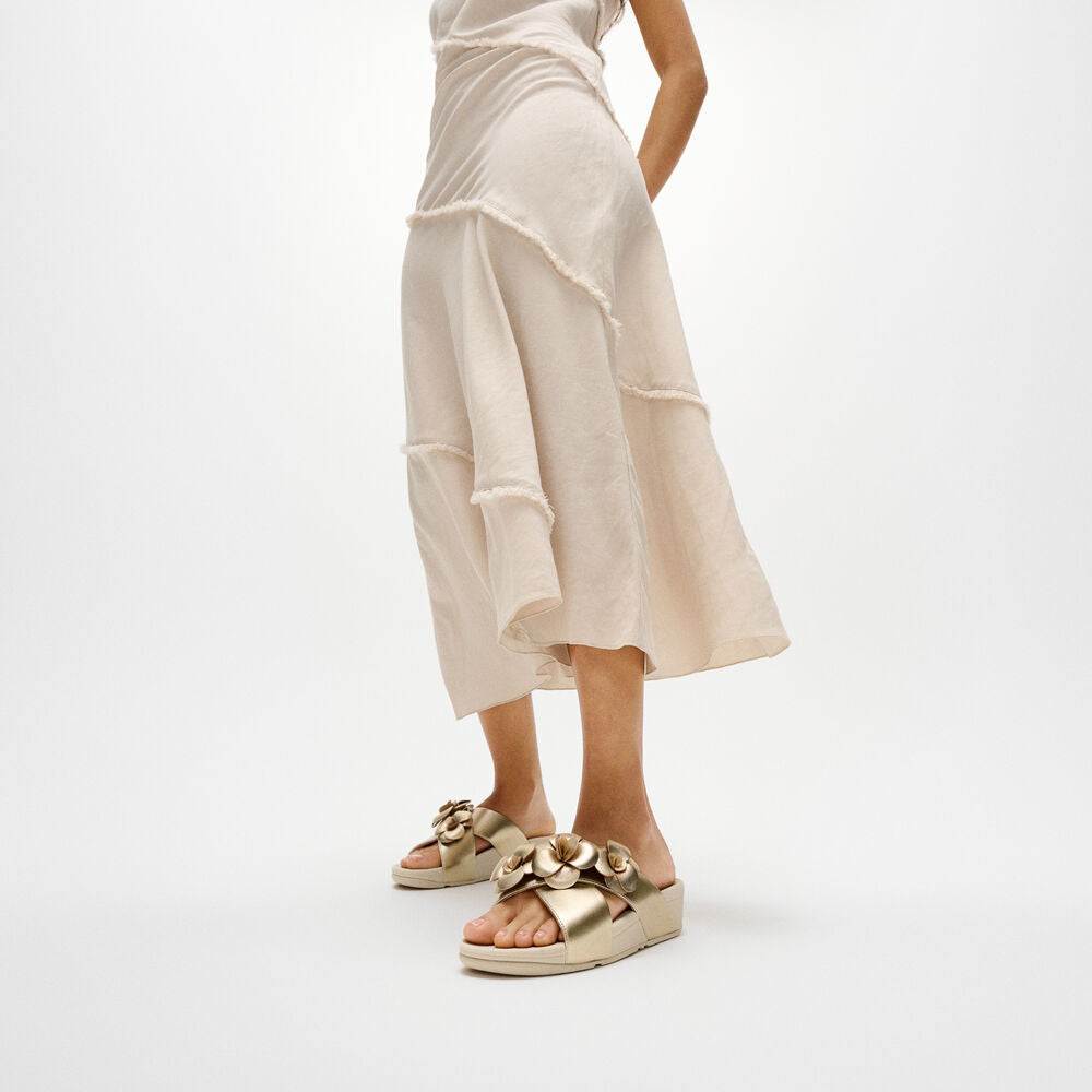 Lulu Flower Cross Slides